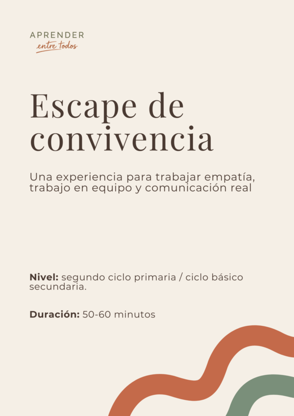 Escape de convivencia Escape De Convivencia